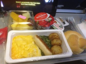 chicken sausage and eggs