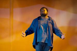 As Lazarus in ENO's The Gospel According to the Other Mary (c) Richard Hubert Smith