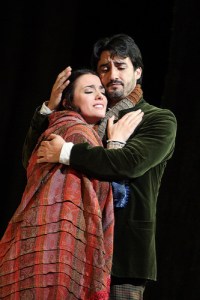 Ermonela Jaho as Mimì and Charles Castronovo as Rodolfo in La bohème © ROH / Catherine Ashmore 