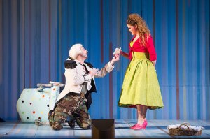 Michele Angelini as Count Almaviva and Serena Malfi as Rosina in Il barbiere di Siviglia © ROH. Photo by Tristram Kenton 