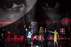 Andreas Wolf (Leporello), Rinat Shaham (Donna Elvira), Julie Mathevet (Zerlina), Topi Lehtipuu (Don Ottavio), Barbara Hannigan (Donna Anna)  © Bernd Uhlig