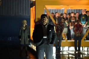 Rita Ahonen, Kristian Benedikt, Chor- und Extrachor des Theater Basel, Statisterie ©Hans Jörg Michel