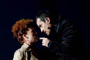 As Don Giovanni with Mathilda Paulsson as Elvira at the open-air Opera Hedeland Festival in Denmark. Photo used with the kind permission of Mr Weisser. 