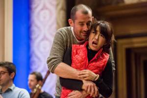 Rehearsing Don Giovanni in Prague with Im Sunhae as Zerlina. Photo: © Petra Hajska/Dvořák Prague Festival
