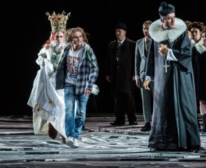 As the Priest in Jüri Reinvere's Peer Gynt in Oslo with Kari Ulfsnes Kleiven & Nils Harald Søda. Photo © Erik Berg / The Norwegian National Opera & Ballet