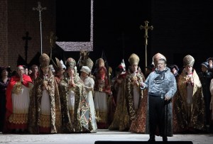 Ambrogio Maestri, Chor der Bayerischen Staatsoper © Wilfried Hösl