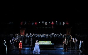 Michael Fabiano, Ana María Martínez & Pene Pati (Count Lerma) © Cory Weaver/San Francisco Opera
